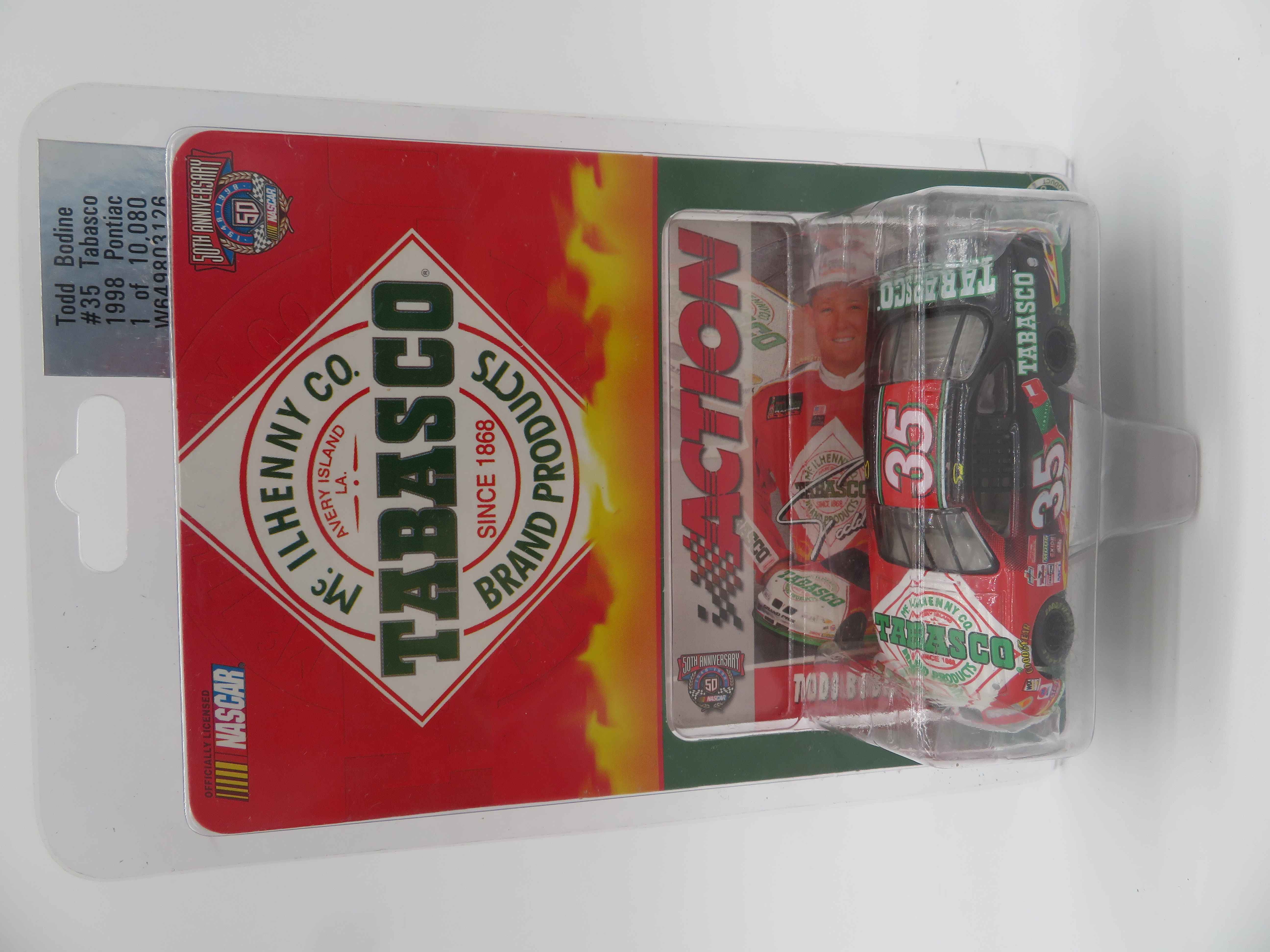 Todd Bodine 1998 #35 Tabasco 1:64 Nascar Diecast