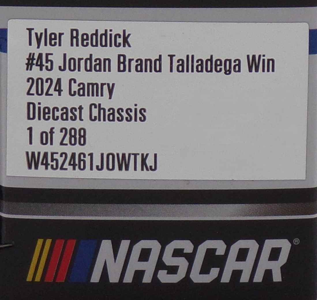 Tyler Reddick 2024 Jordan Brand / Talladega 4/21/24 Race Win 1:64