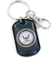 US NAVY MILITARY DOG TAG KEYCHAIN US Navy, military, keychain