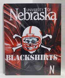University of Nebraska Blackshirts Canvas 11" x 14" Wall Hanging collectible canvas, ncaa licensed, officially licensed, collegiate collectible, university of