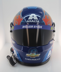William Byron 2020 Axalta Full Sized Replica Helmet William Byron, Helmet, NASCAR, BrandArt, Full Size Helmet, Replica Helmet