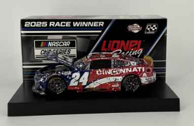 William Byron 2025 Cincinnatti Martinsville 10/26/25 Race Win 1:24 Nascar Diecast William Byron, Nascar Diecast, 2025 Nascar Diecast, 1:24 Scale Diecast