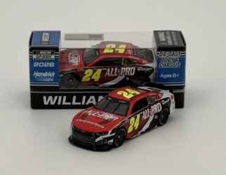 William Byron 2026 All-Pro 1:64 Nascar Diecast William Byron, Nascar Diecast, 2026 Nascar Diecast, 1:64 Scale Diecast,