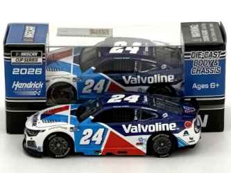 William Byron 2026 Valvoline 1:64 Nascar Diecast William Byron, Nascar Diecast, 2026 Nascar Diecast, 1:64 Scale Diecast,