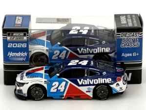 William Byron 2026 Valvoline 1:64 Nascar Diecast William Byron, Nascar Diecast, 2026 Nascar Diecast, 1:64 Scale Diecast,