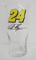William Byron Name & Number Decal Pint Glass William Byron Name & Number Decal Pint Glass