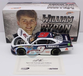 William Byron Autographed 2017 Liberty University 1:24 Nascar Diecast William Byron diecast, 2017 nascar diecast, IN STOCK diecast