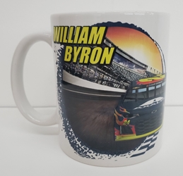 William Byron Axalta White Coffee Cup William Byron Axalta White Coffee Cup