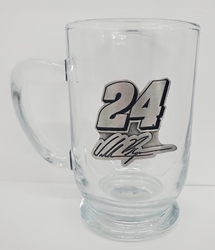 William Byron Pewter Name & Number Hot Cocoa Glass William Byron Pewter Name & Number Hot Cocoa Glass