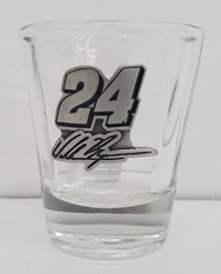 William Byron Pewter Name & Number Shot Glass William Byron Pewter Name & Number Shot Glass