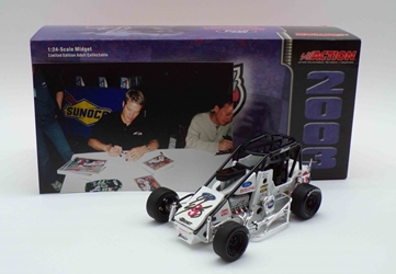 ** With Picture of Driver Autographing Diecast ** J.J. Yeley Autographed 2003 Lewis Racing 1:24 Midget Xtreme Diecast ** With Picture of Driver Autographing Diecast ** J.J. Yeley Autographed 2003 Lewis Racing 1:24 Midget Xtreme Diecast