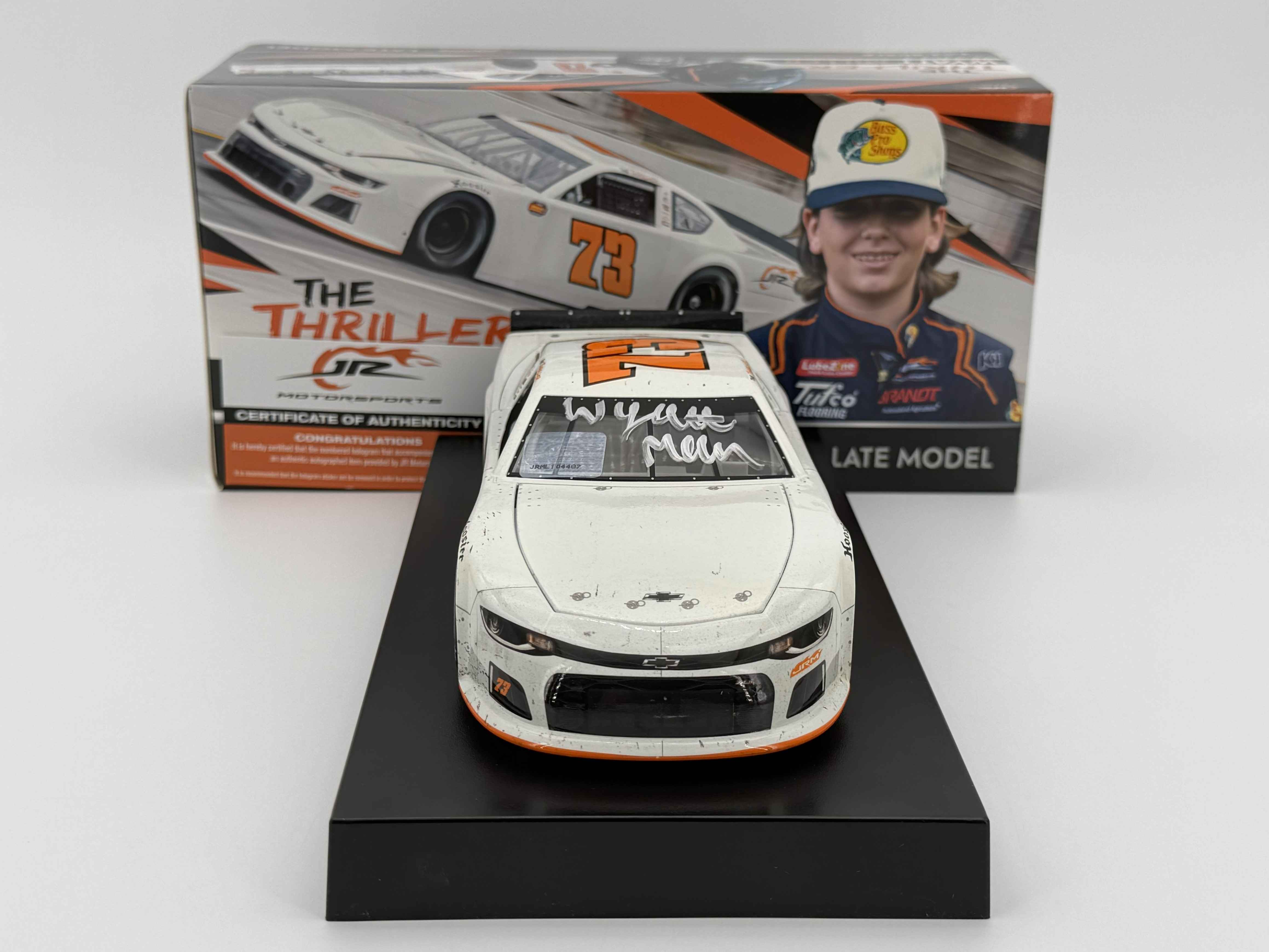 Wyatt Miller Dual Autograph 2025 Jr. Motorsports Hickory 3/22/25