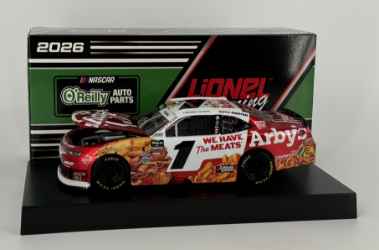 Carson Kvapil 2026 Arbys 1:24 Liquid Color OReilly Auto Parts Series Carson Kvapil, Nascar Diecast, 2026 Nascar Diecast, 1:24 Scale Diecast