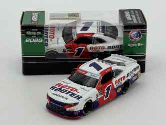 Connor Zilisch 2026 Rotor-Rooter 1:64 OReilly Auto Parts Series Connor Zilisch, Nascar Diecast, 2026 Nascar Diecast, 1:24 Scale Diecast