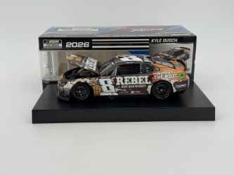 Kyle Busch 2026 Rebel Root Beer Whiskey 1:24 Nascar Diecast Kyle Busch, Nascar Diecast, 2026 Nascar Diecast, 1:24 Scale Diecast