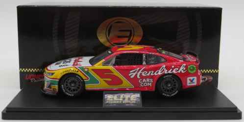 Kyle Larson 2024 Hendrickcars.com Throwback 1:24 Elite Premier Nascar Diecast Kyle Larson, Nascar Diecast, 2024, Nascar Diecast, ElitePremier, 1:24 Scale Diecast
