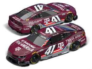 *Preorder* Cole Custer 2026 Texas A&M "Standing For America" 1:24 Flash Coat Silver Nascar Diecast Cole Custer, Nascar Diecast, 2026 Nascar Diecast, 1:24 Scale Diecast