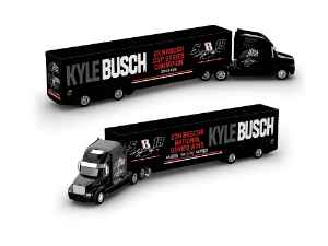*Preorder* Kyle Busch 1:64 Scale Tribute Hauler Nascar Authentics Hauler, NASCAR Hall of Fame, NASCAR Diecast