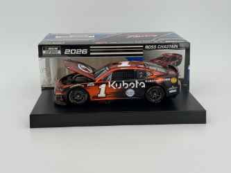 Ross Chastain 2026 Kubota 1:24 Color Chrome Nascar Diecast Ross Chastain, Nascar Diecast, 2026 Nascar Diecast, 1:24 Scale Diecast