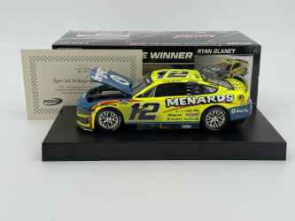 Ryan Blaney Autographed 2025 Menards / Phoenix 11/2/25 Race Win 1:24 Nascar Diecast Ryan Blaney, Nascar Diecast, 2025 Nascar Diecast, 1:24 Scale Diecast