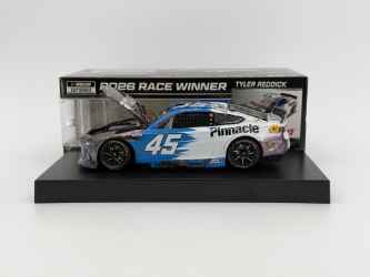 Tyler Reddick 2026 Pinnacle / Atlanta 2/22 Race Win 1:24 Color Chrome Nascar Diecast Tyler Reddick, Nascar Diecast, 2026  Nascar Diecast, 1:24 Scale Diecast
